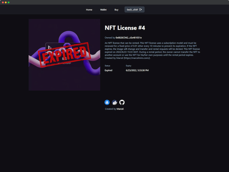 NFT License Collection